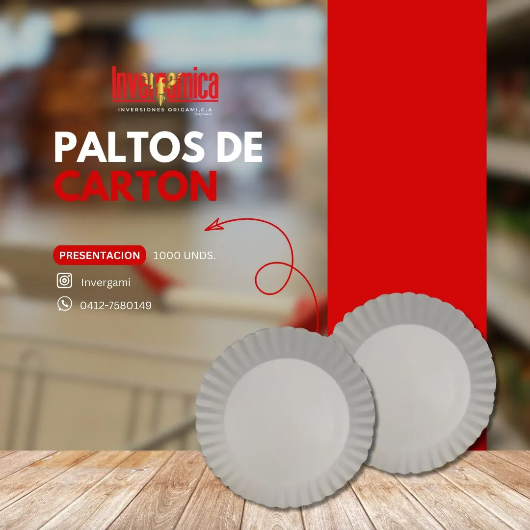 Platos de carton